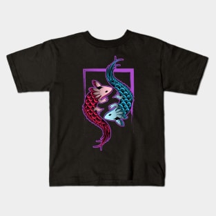 mexican axolotl Kids T-Shirt